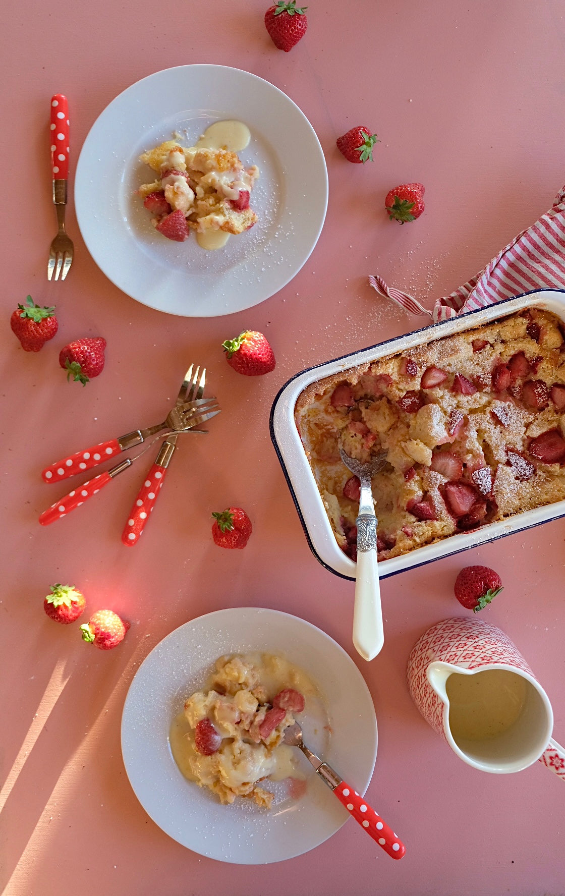 Erdbeerauflauf: Endlich gibt’s die Süßen auch zum Abendessen