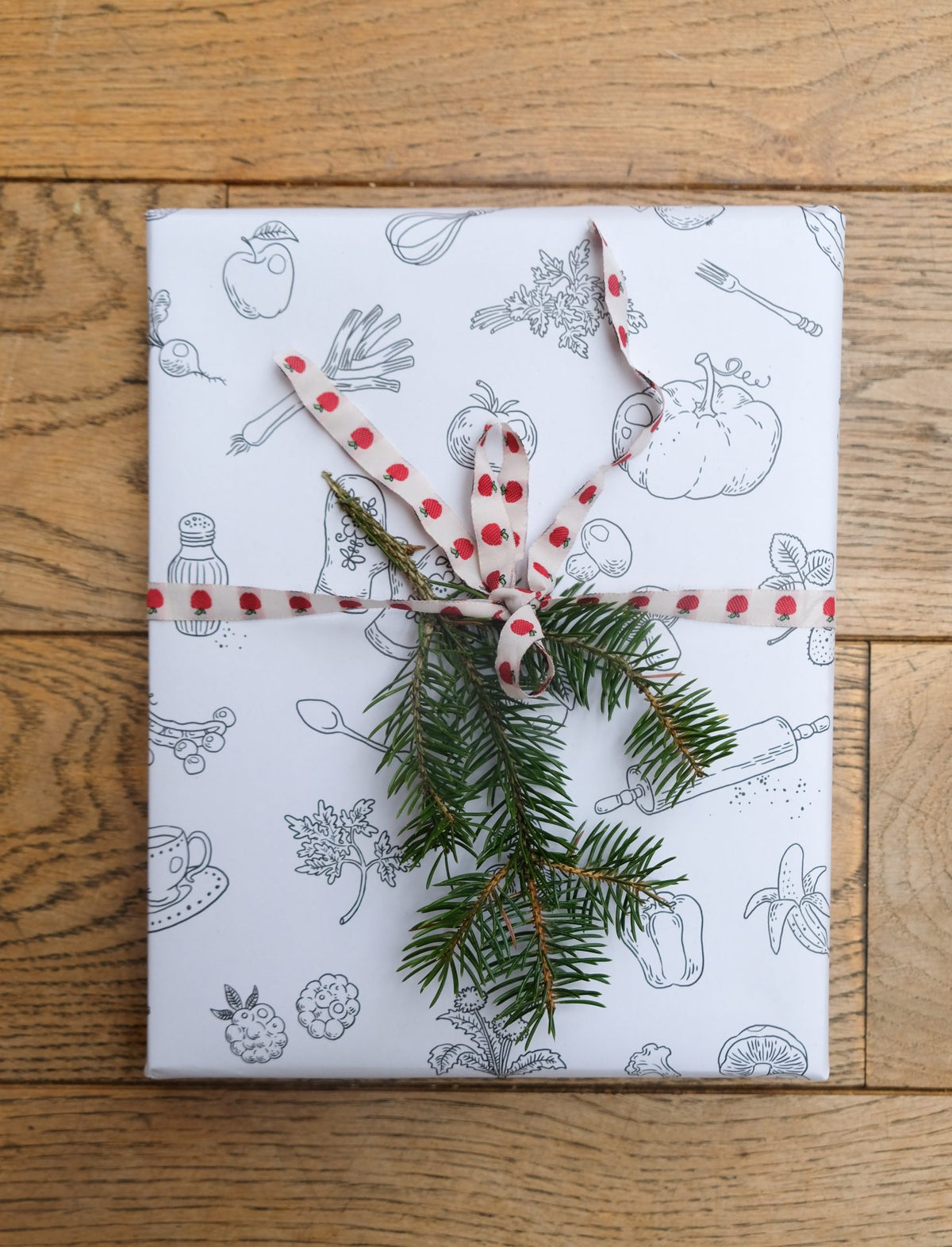 8 Geschenkpapierbögen Barfuß in der Küche