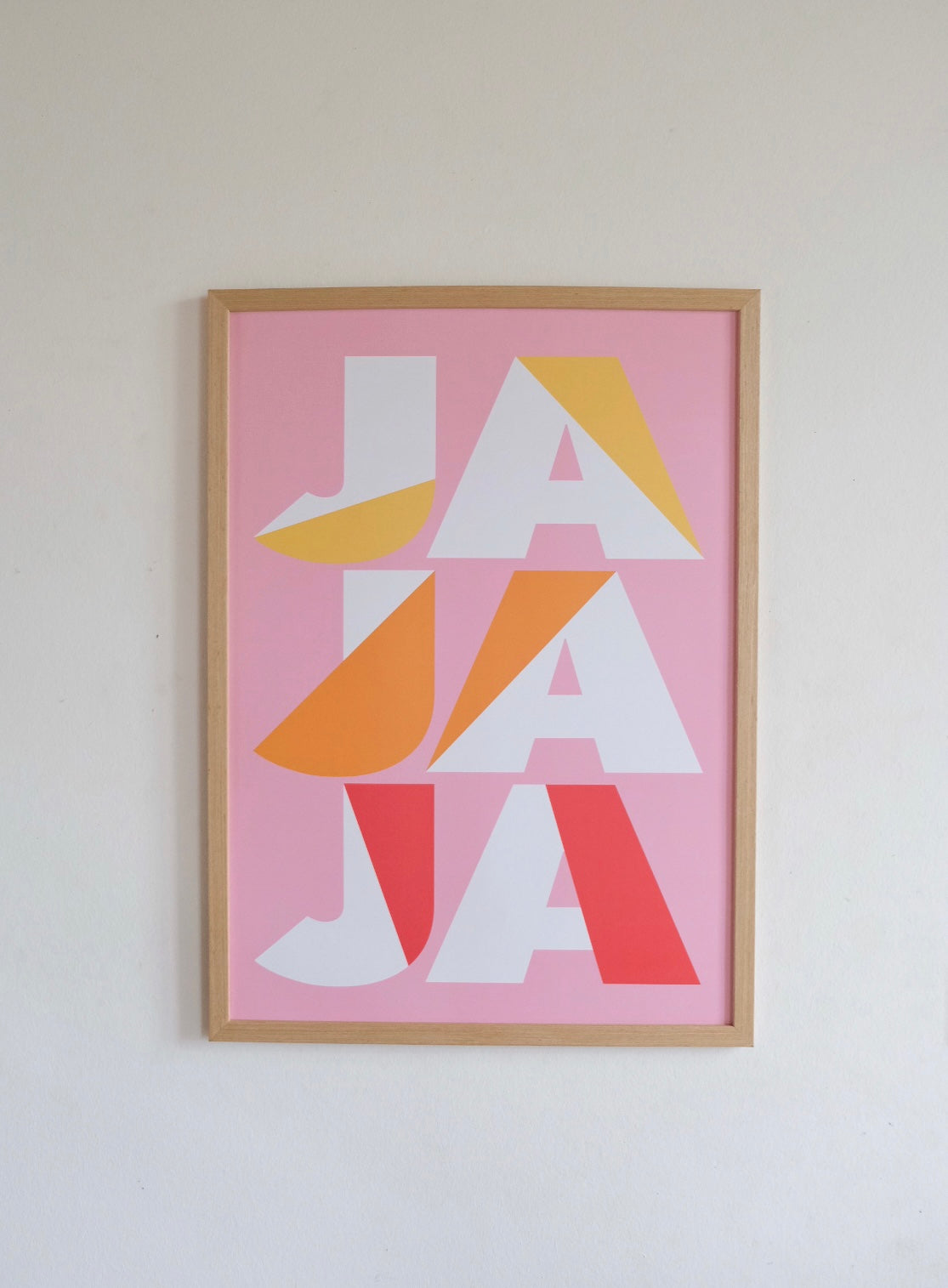„JA JA JA“ Statement Poster