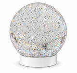 funkelnde Lichtkugel Ø 15 cm – Magische Dekoleuchte mit funkelndem Glitter