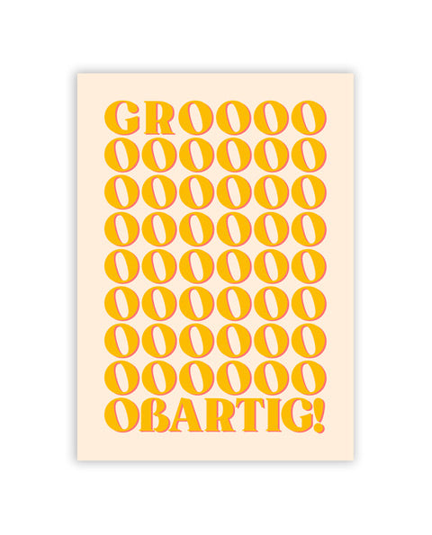 „Großartig!“ Statement Poster
