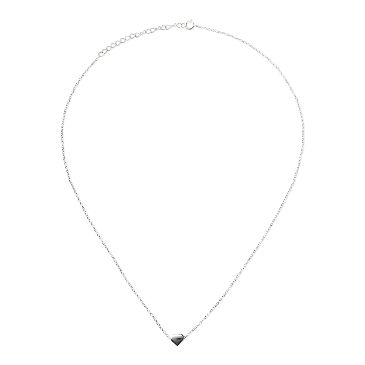 Silberne Herzchenkette