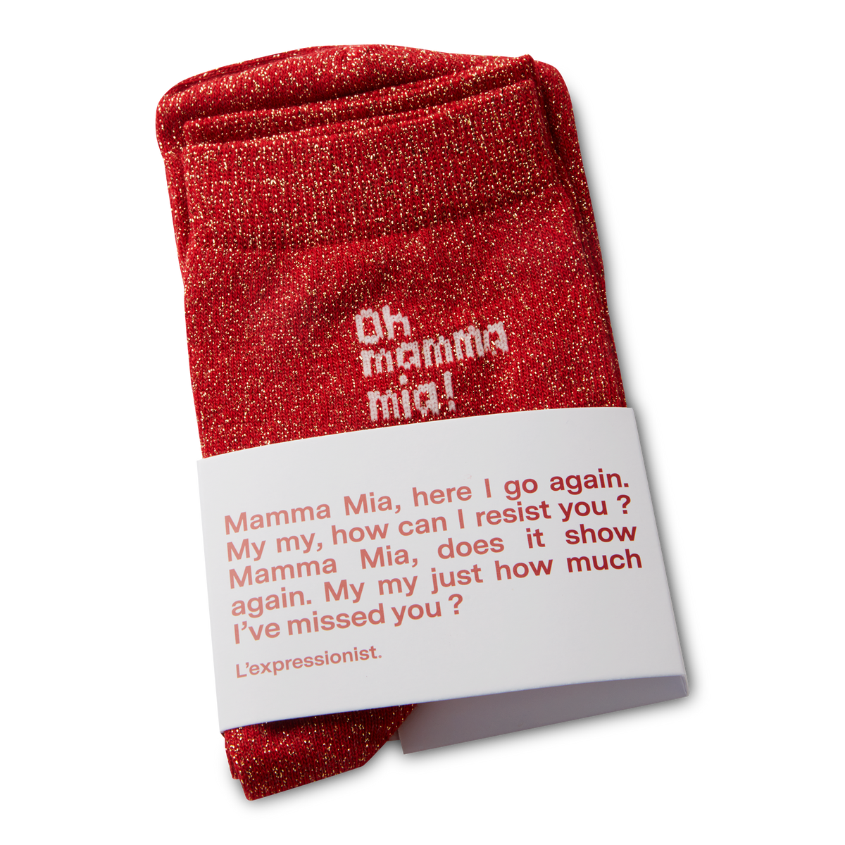 Socken „Oh mamma mia“