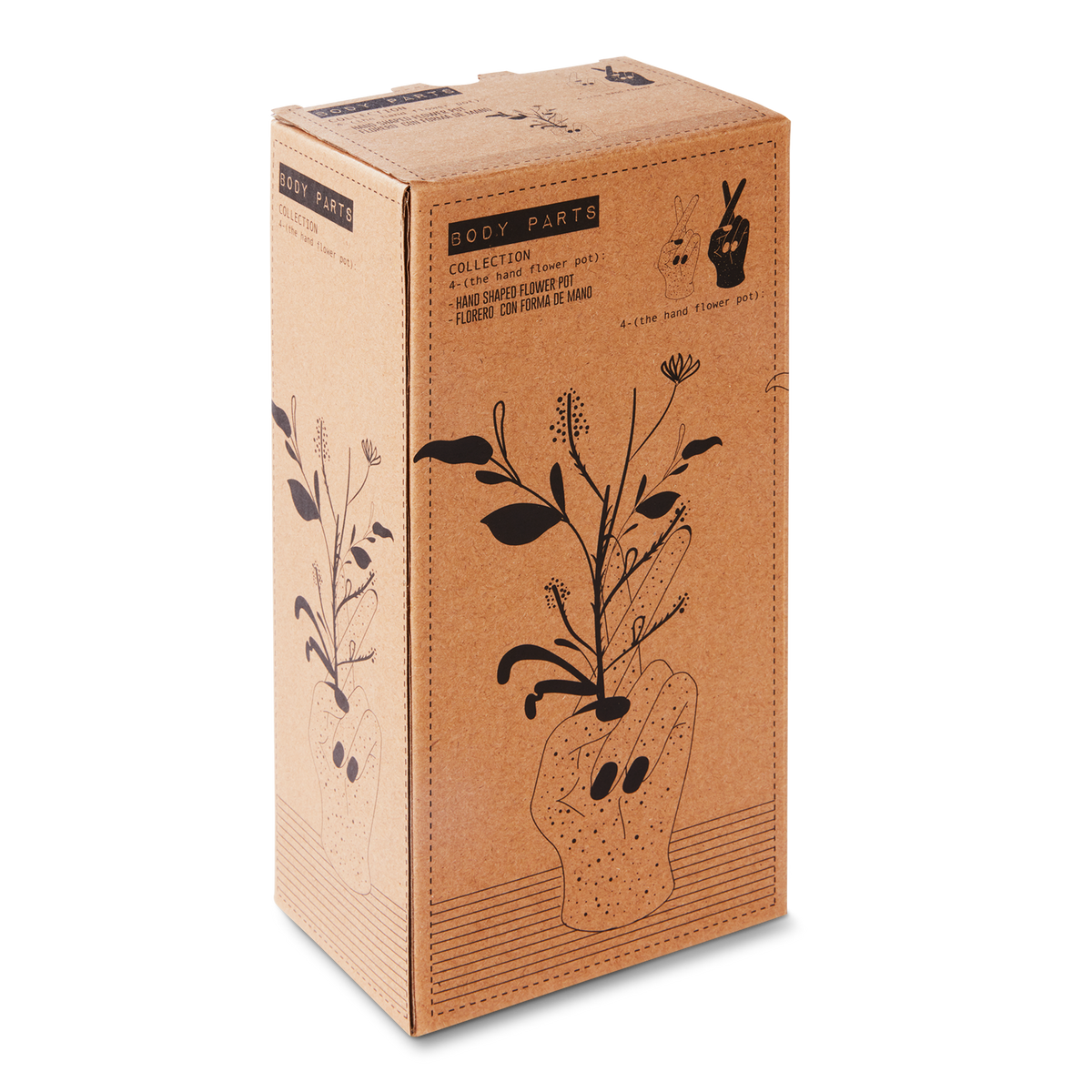 Klippo-Design-Vase aus Terrakotta