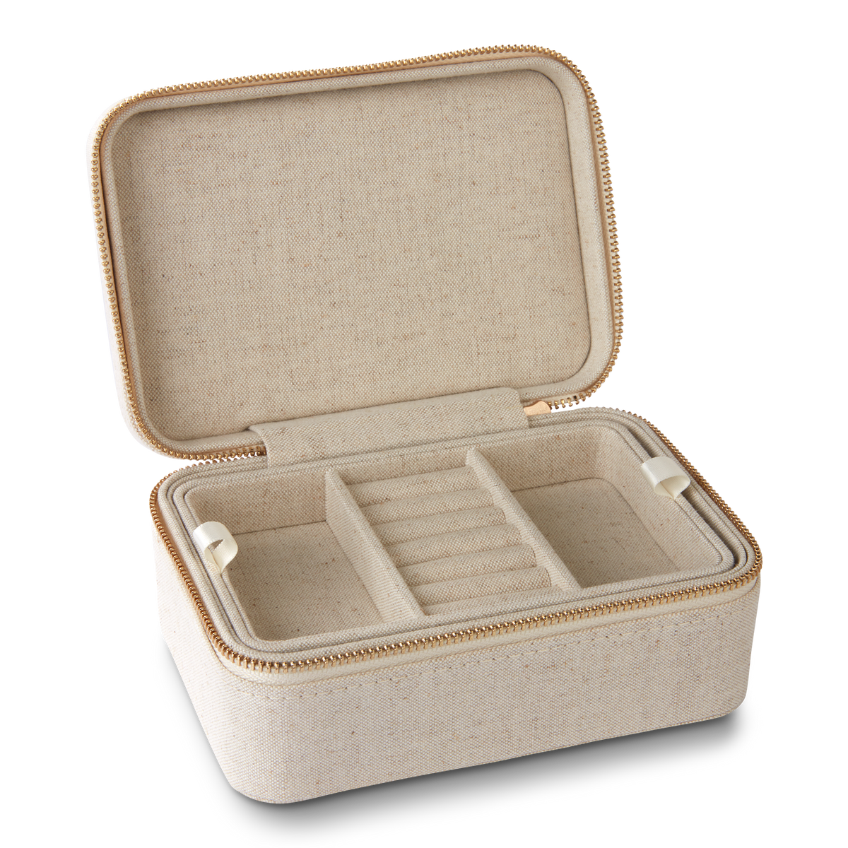 Schmuck-Etui aus Leinen