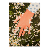 „Keep going, keep growing“ Blumen – Feelgood- Poster